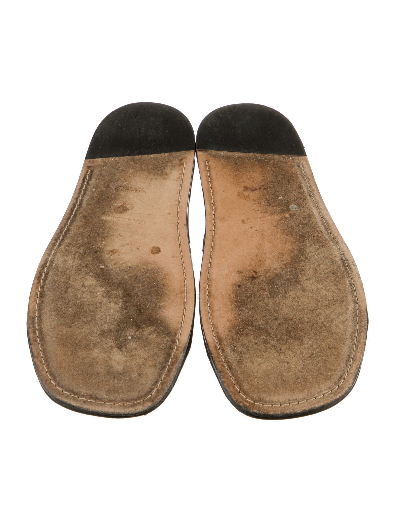 Burberry Nova Check Pattern Leather Slides