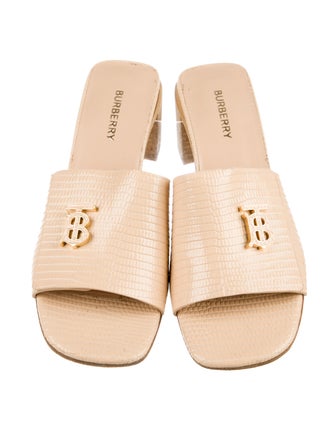 Burberry Winnie TB Monogram Slides