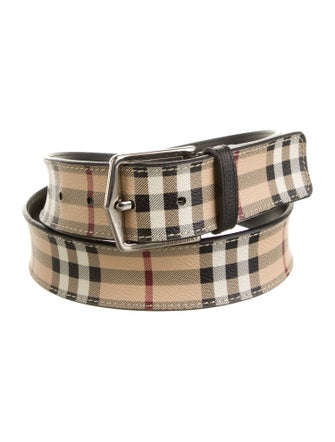 Burberry Nova Check Pattern Belt