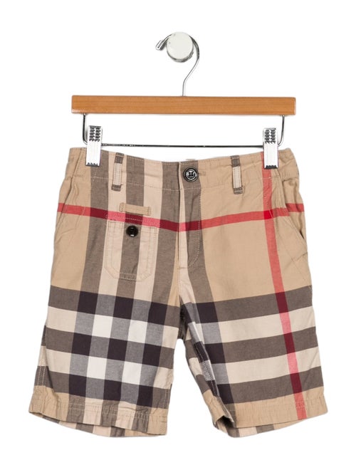Burberry Check Print Shorts