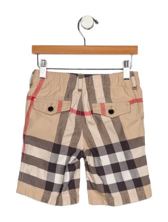 Burberry Check Print Shorts