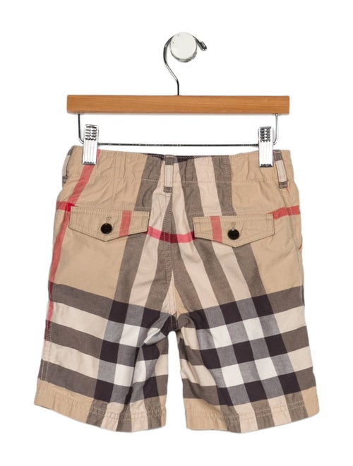 Burberry Check Print Shorts