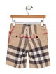 Burberry Check Print Shorts