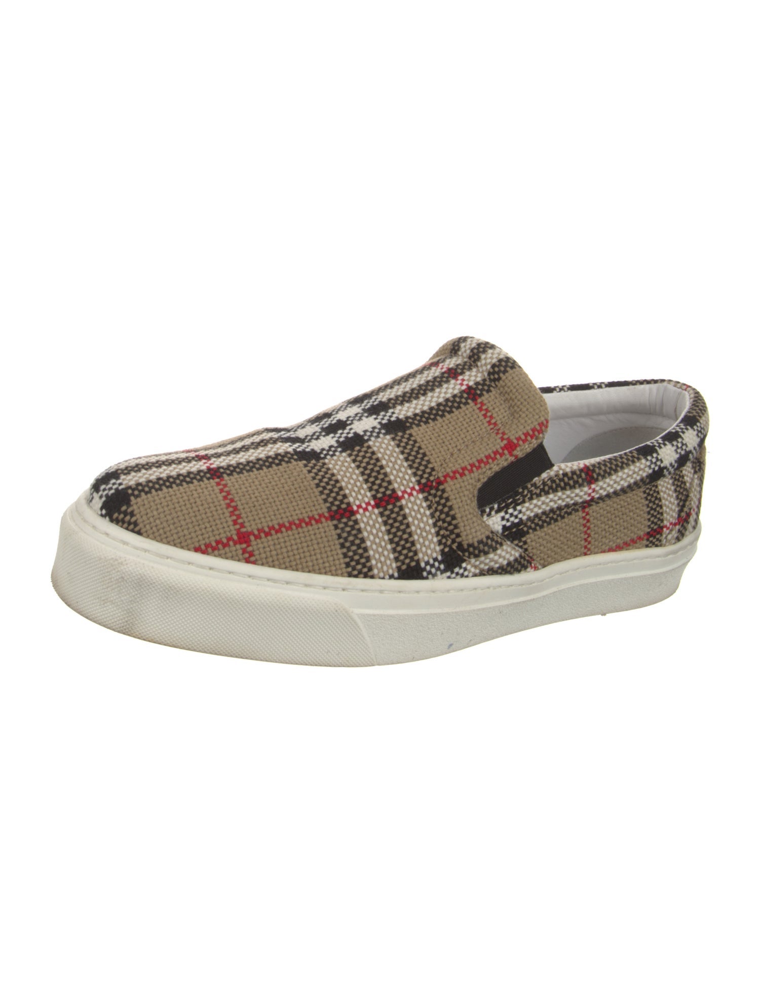 Burberry House Check Pattern Canvas Sneakers