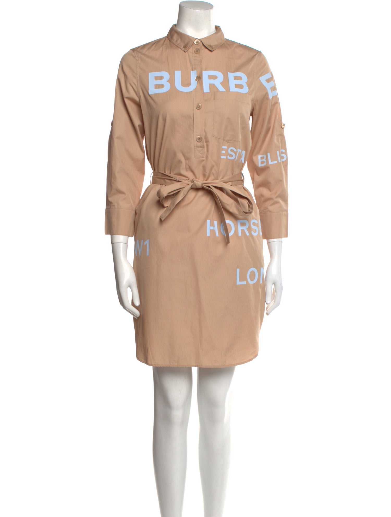 Burberry Graphic Print Mini Dress