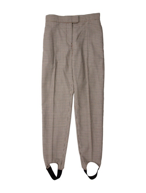 Burberry Plaid Print Skinny Leg Pants