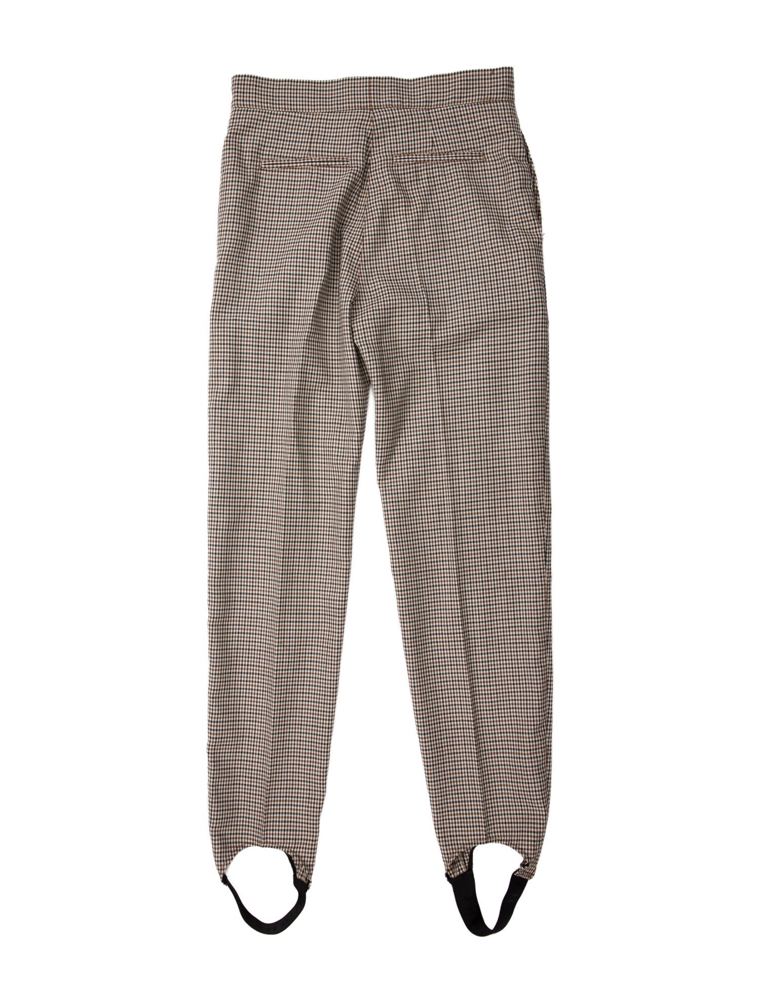 Burberry Plaid Print Skinny Leg Pants
