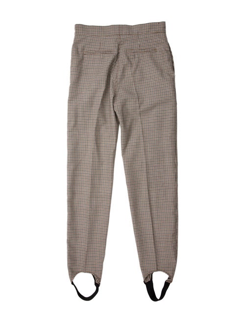 Burberry Plaid Print Skinny Leg Pants
