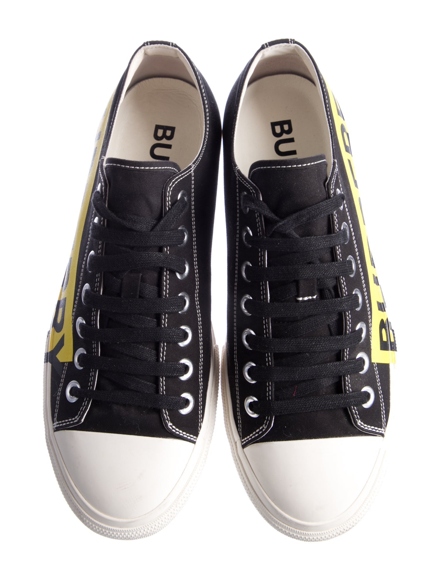 Burberry Canvas Graphic Print Sneakers
