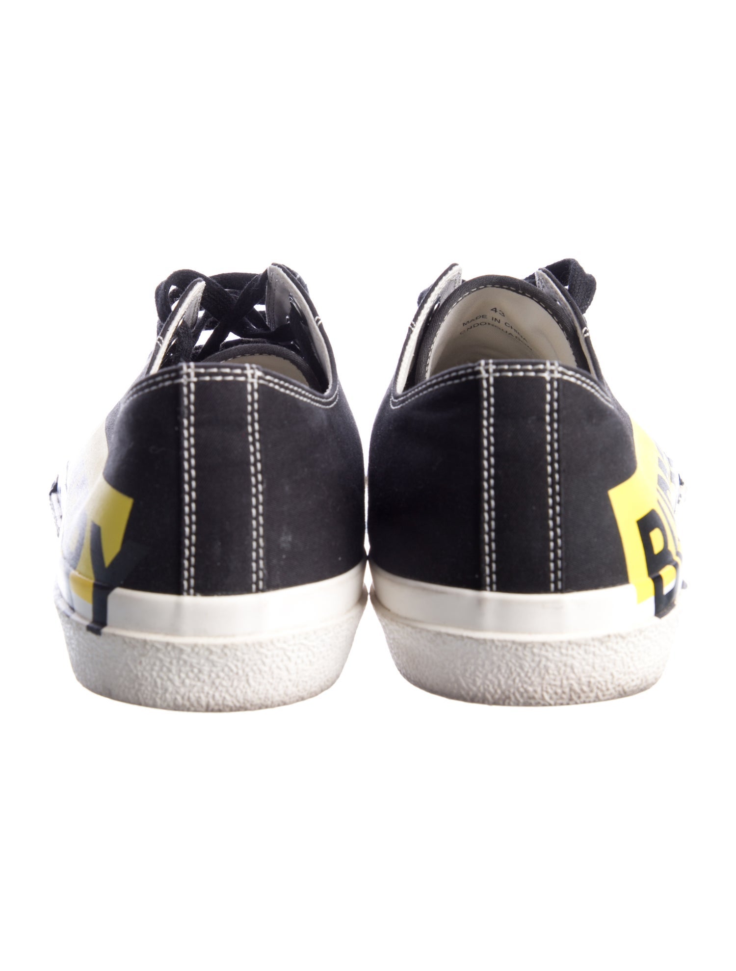 Burberry Canvas Graphic Print Sneakers