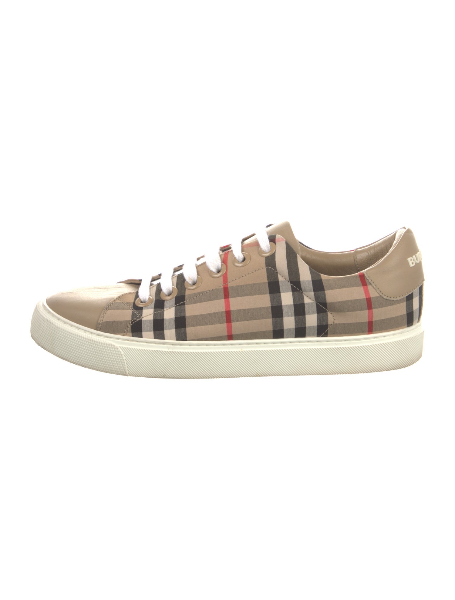 Burberry House Check Pattern Canvas Sneakers