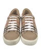 Burberry House Check Pattern Canvas Sneakers