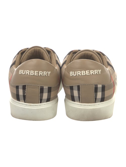Burberry House Check Pattern Canvas Sneakers