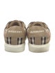 Burberry House Check Pattern Canvas Sneakers