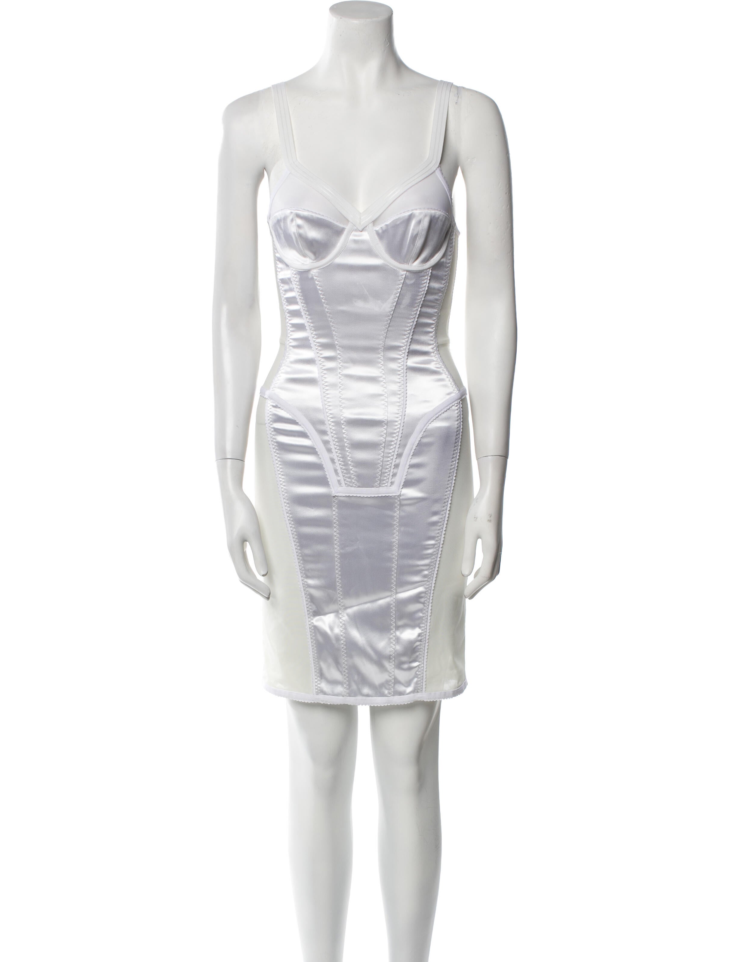 Burberry V-Neck Mini Dress