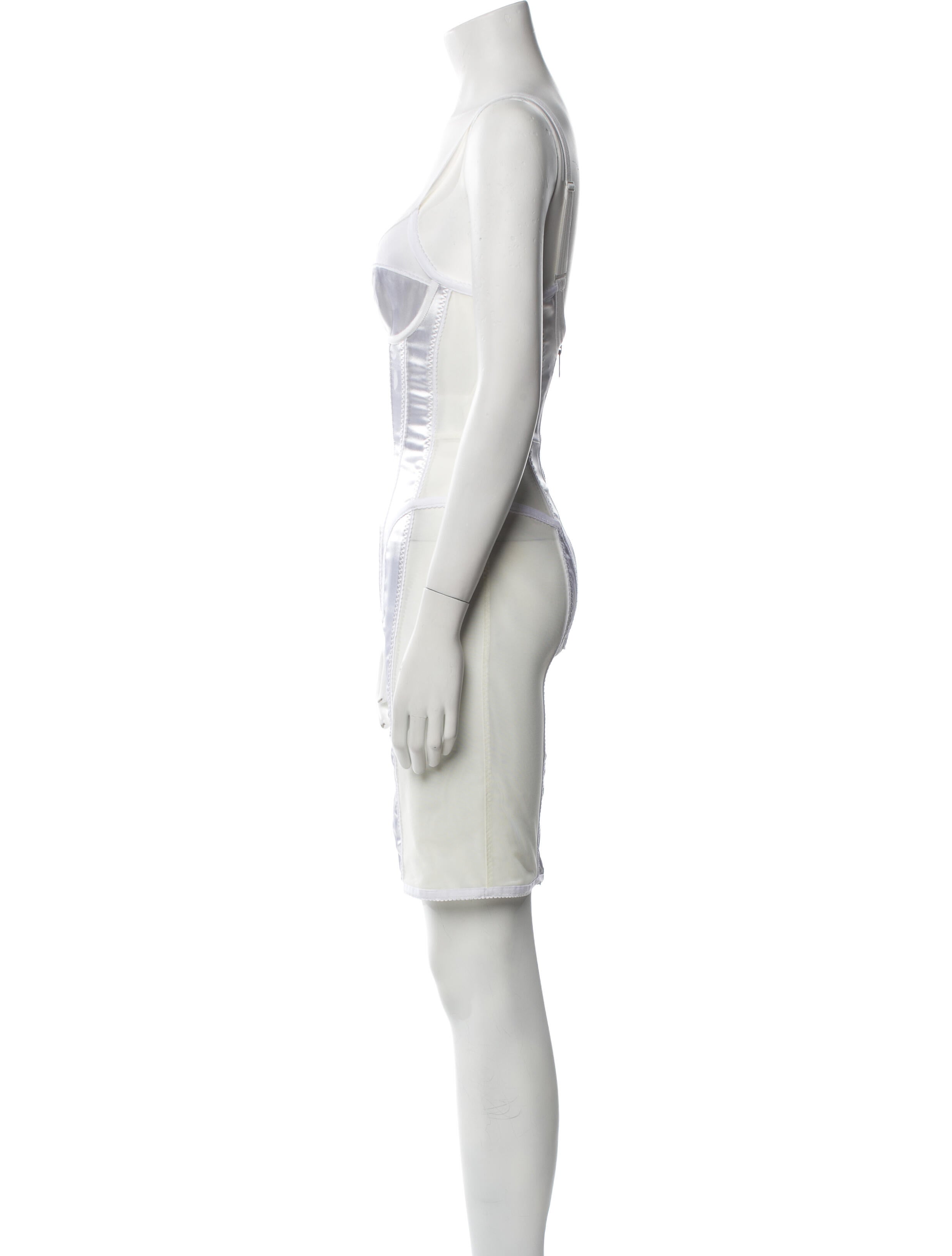 Burberry V-Neck Mini Dress