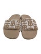 Burberry TB Monogram Terry Cloth Slides
