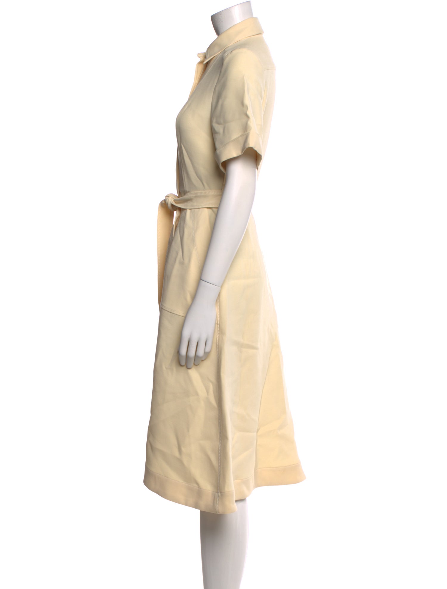 Burberry Wool Midi Length Dress