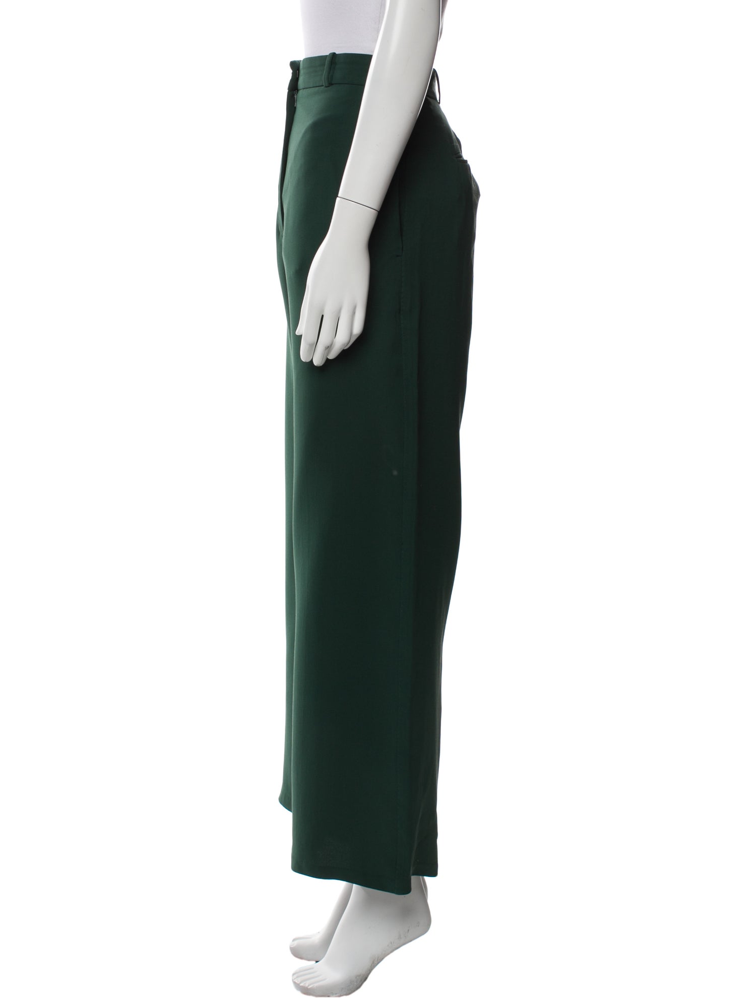 Burberry Silk Wide Leg Pants