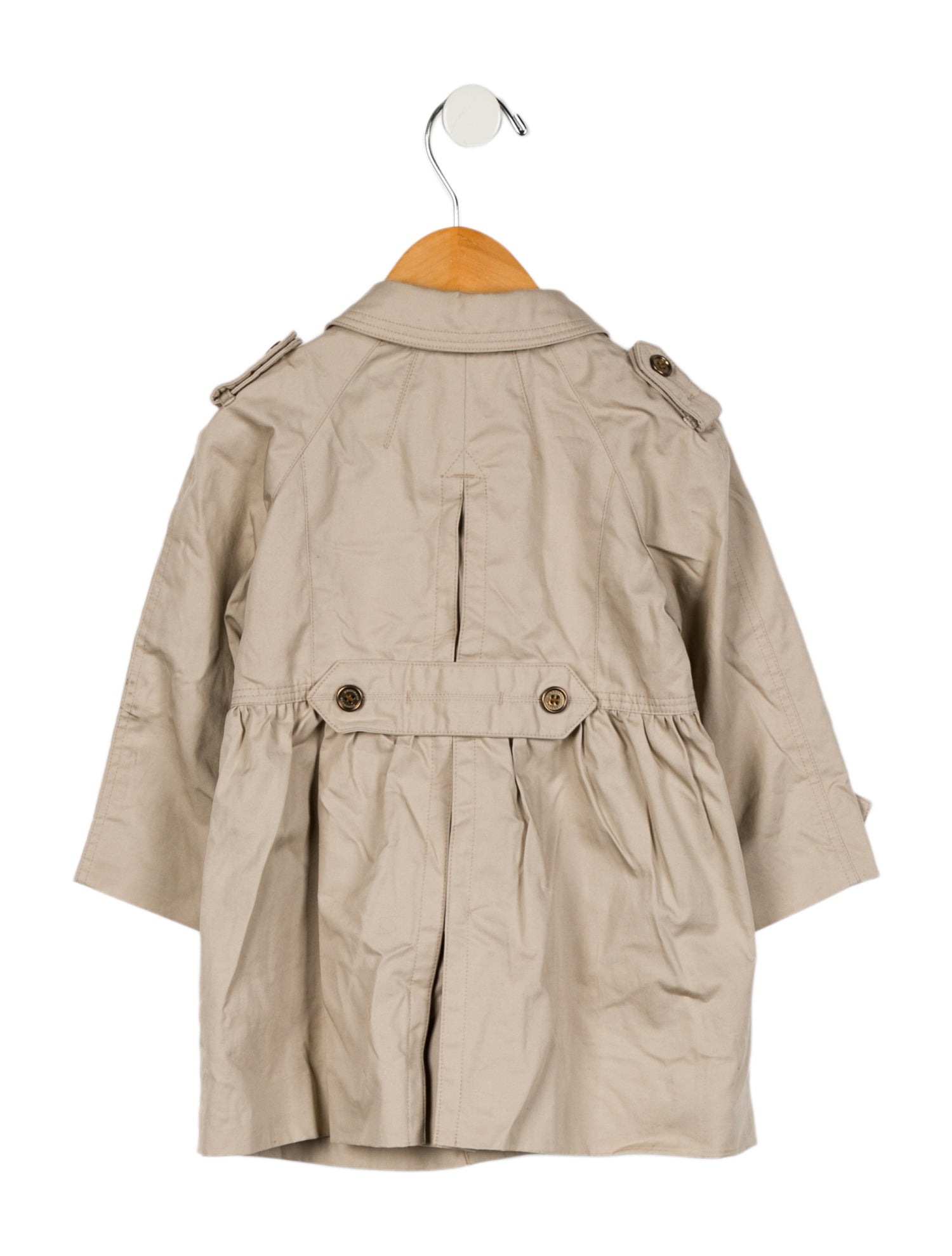 Burberry Infant Girls' Solid Trench Coat