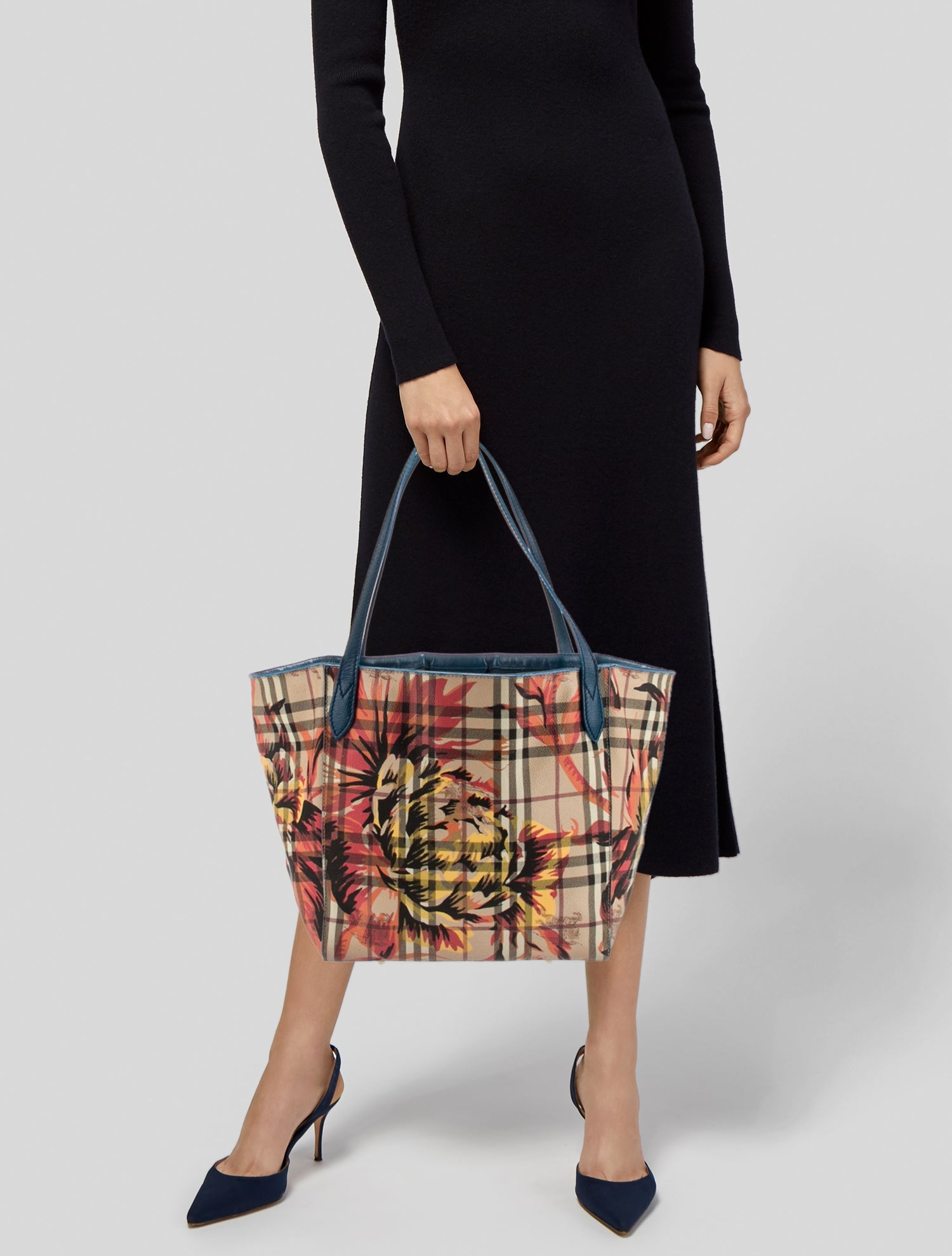Burberry Haymarket Check Tote