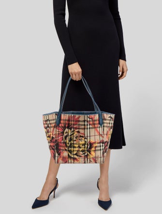 Burberry Haymarket Check Tote