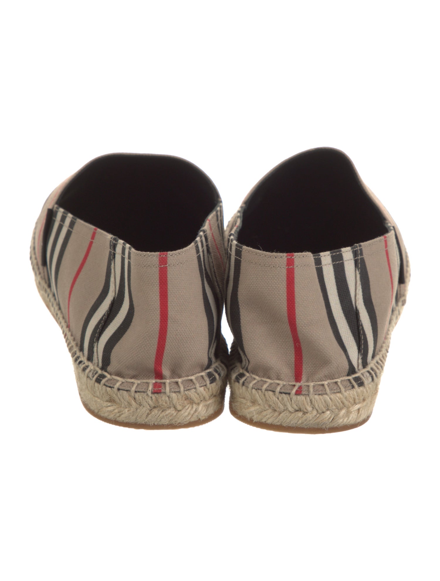 Burberry Nova Check Pattern Canvas Espadrilles