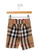 Burberry Toddler Boys' Checkprint Flat Front Shorts