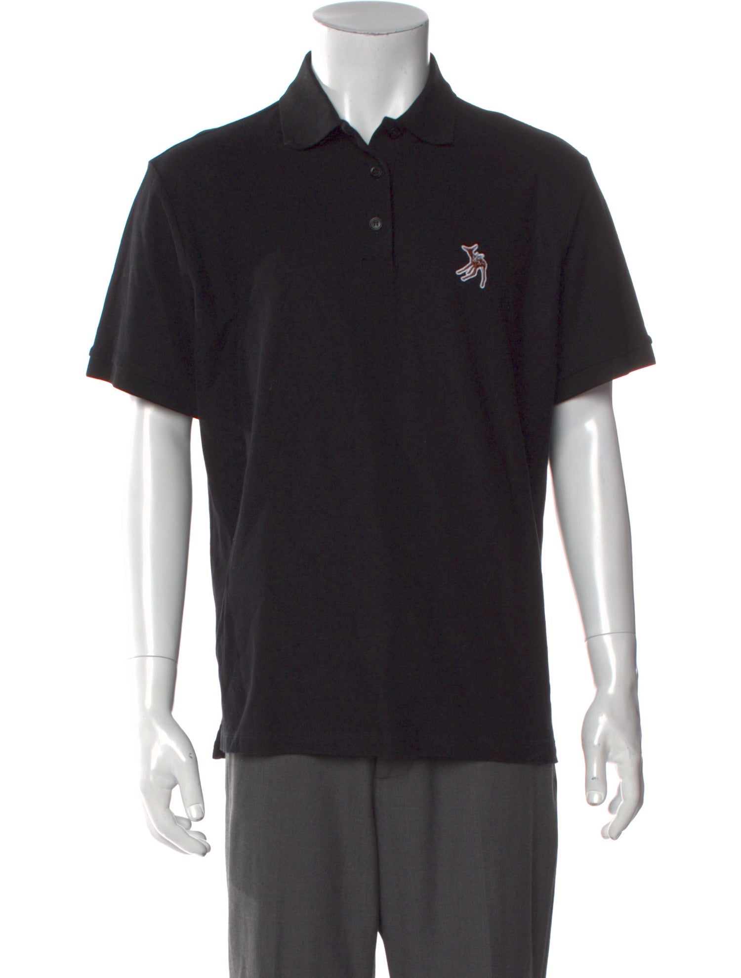 Burberry TB Monogram Crew Neck Polo Shirt