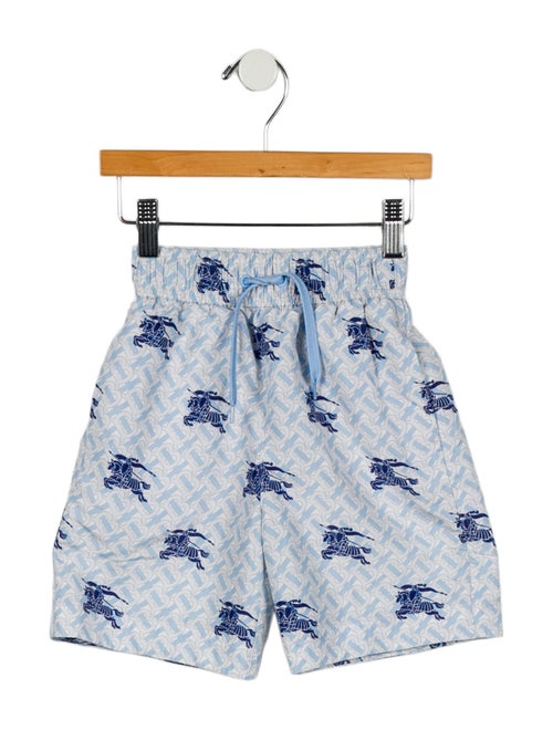 Burberry Toddler Boys' TB Printed Swim Trunks