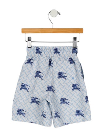 Burberry Toddler Boys' TB Printed Swim Trunks