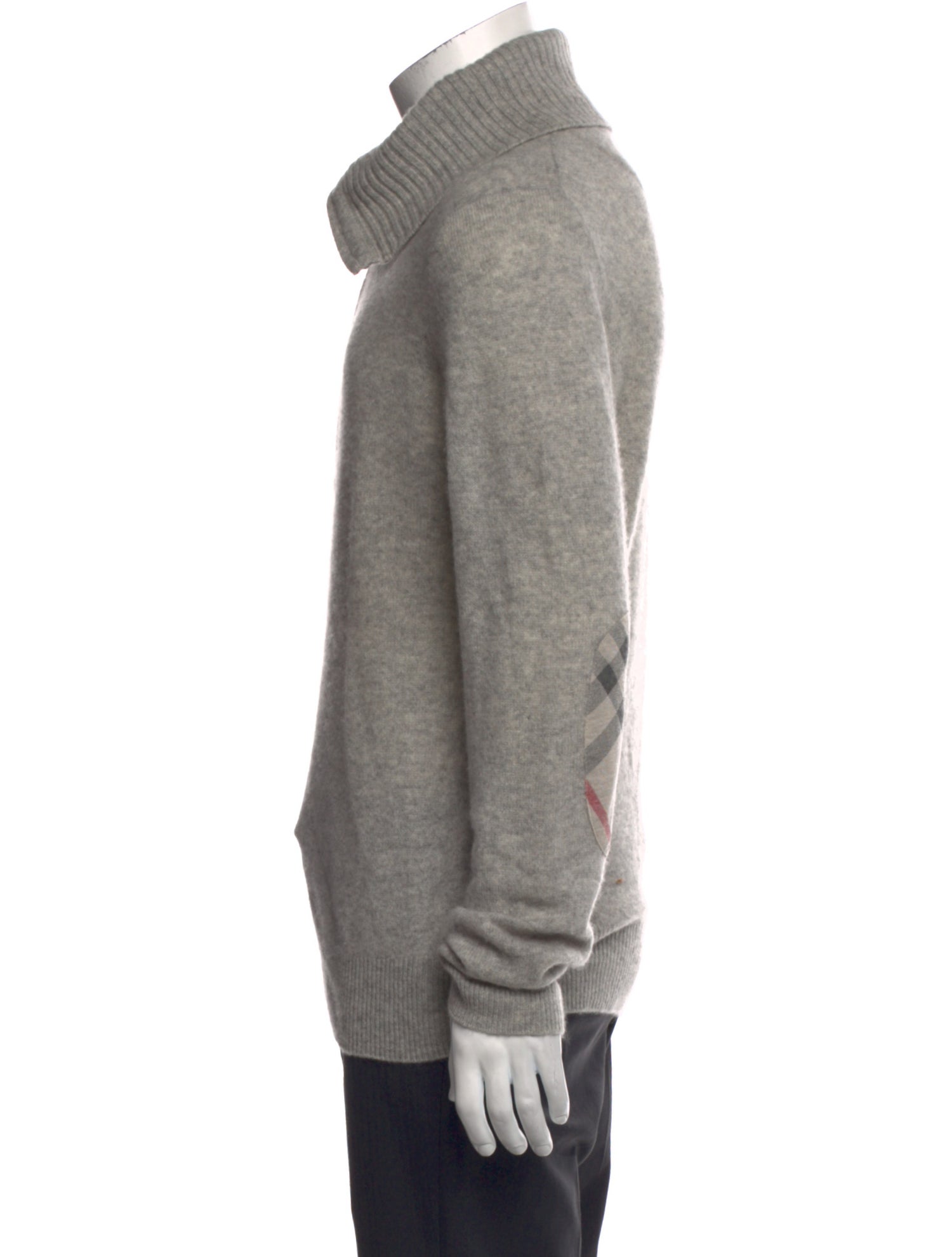 Burberry Brit Cashmere Mock Neck Polo Sweater