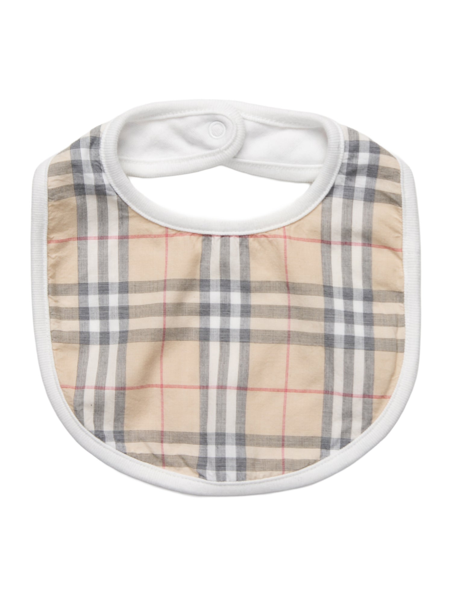 Burberry Check Print Bib