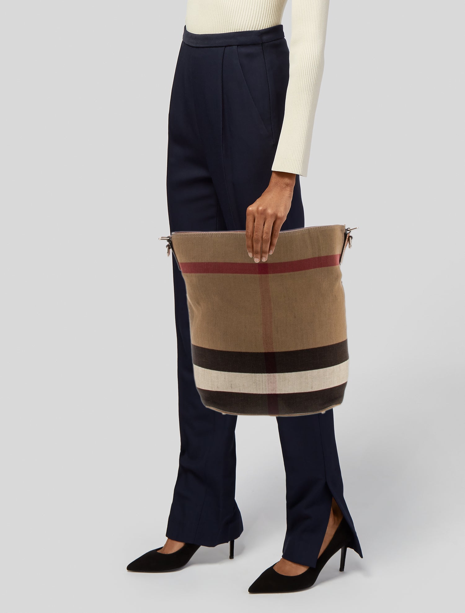 Burberry Canvas Shoulder Bag