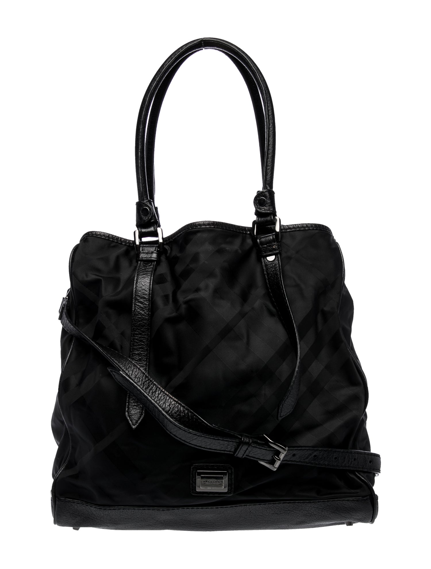 Burberry Exploded Check Bucket Bag Medium