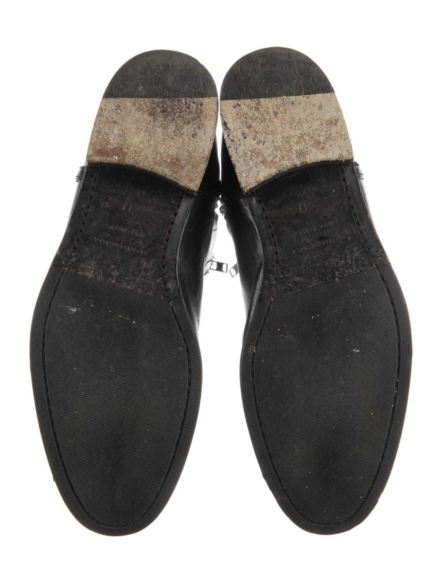 Burberry Leather Riding Boots