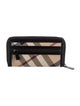 Burberry Exploded Check Pattern Continental Wallet