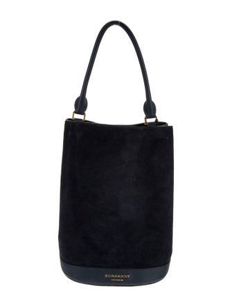 Burberry Prorsum Suede Bucket Bag