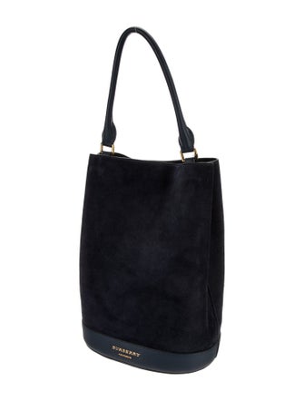 Burberry Prorsum Suede Bucket Bag
