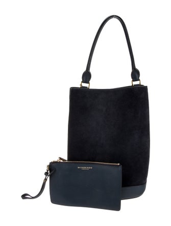 Burberry Prorsum Suede Bucket Bag