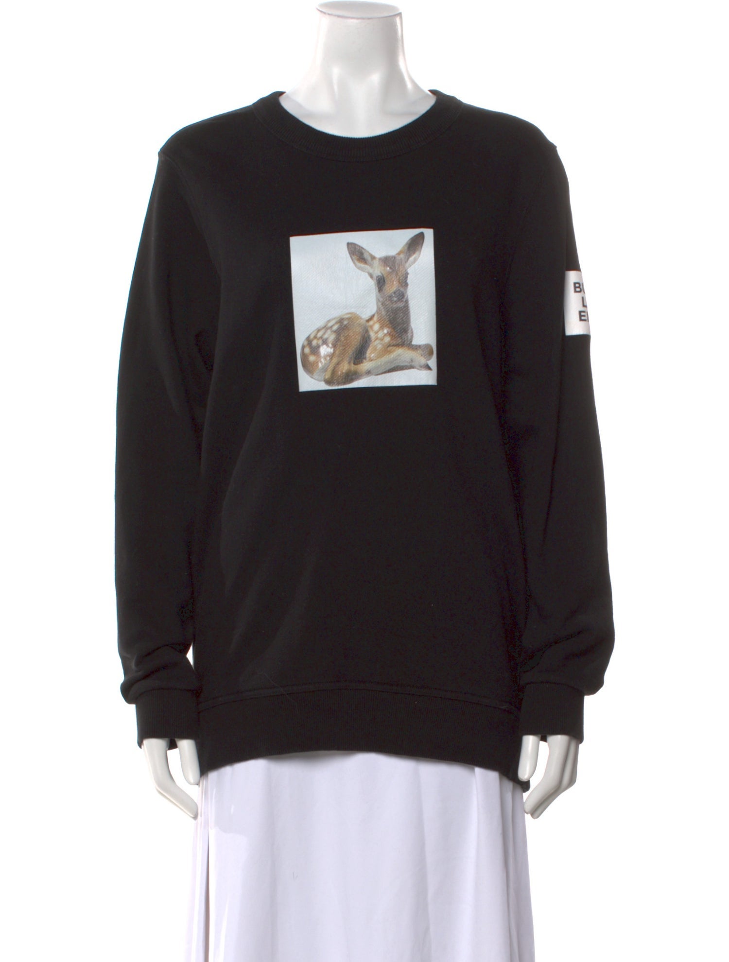 Burberry Graphic Print Crew Neck Sweatshirt