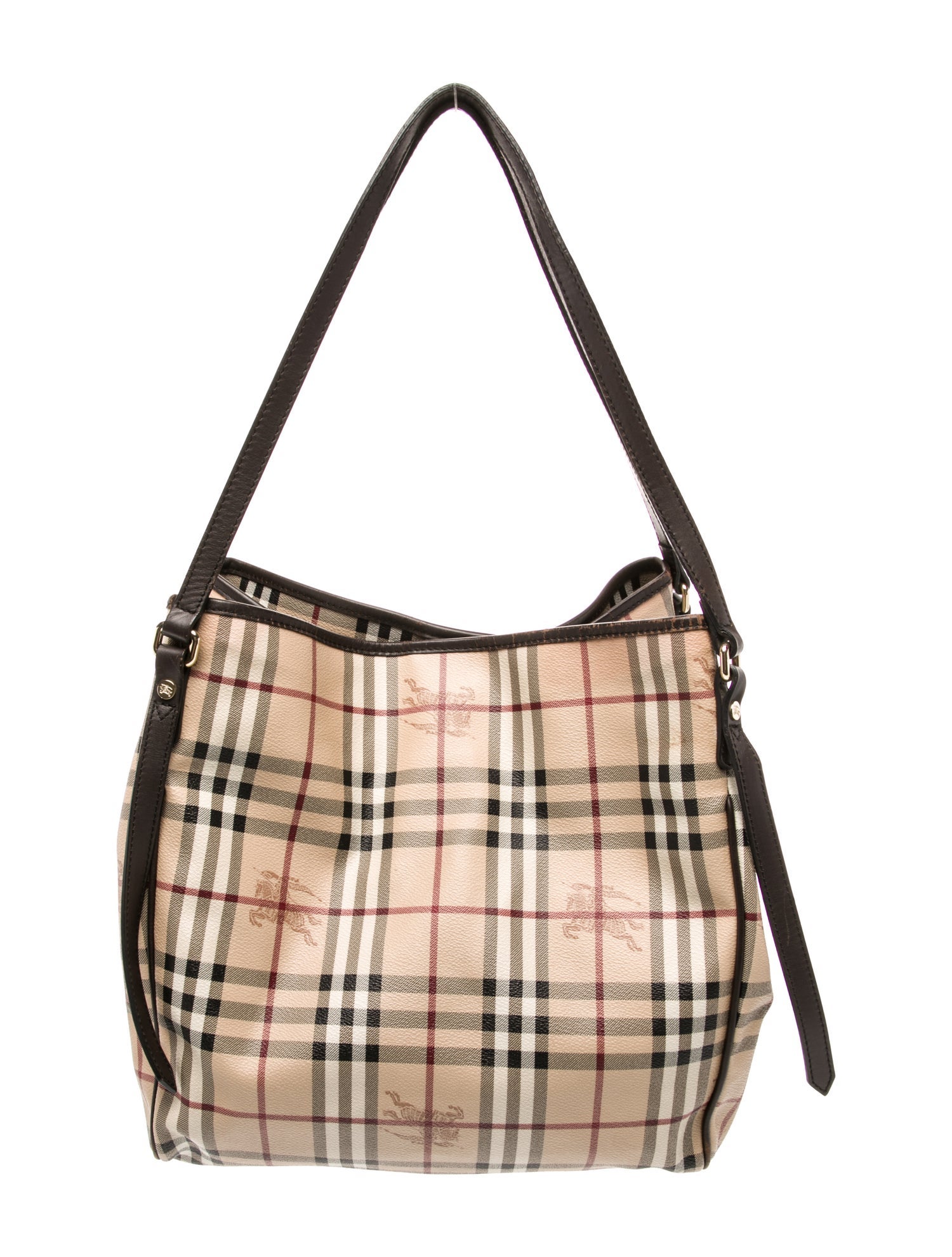 Burberry Haymarket Check Bucket Bag