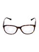 Burberry Nova Check Pattern Round Eyeglasses
