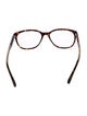 Burberry Nova Check Pattern Round Eyeglasses