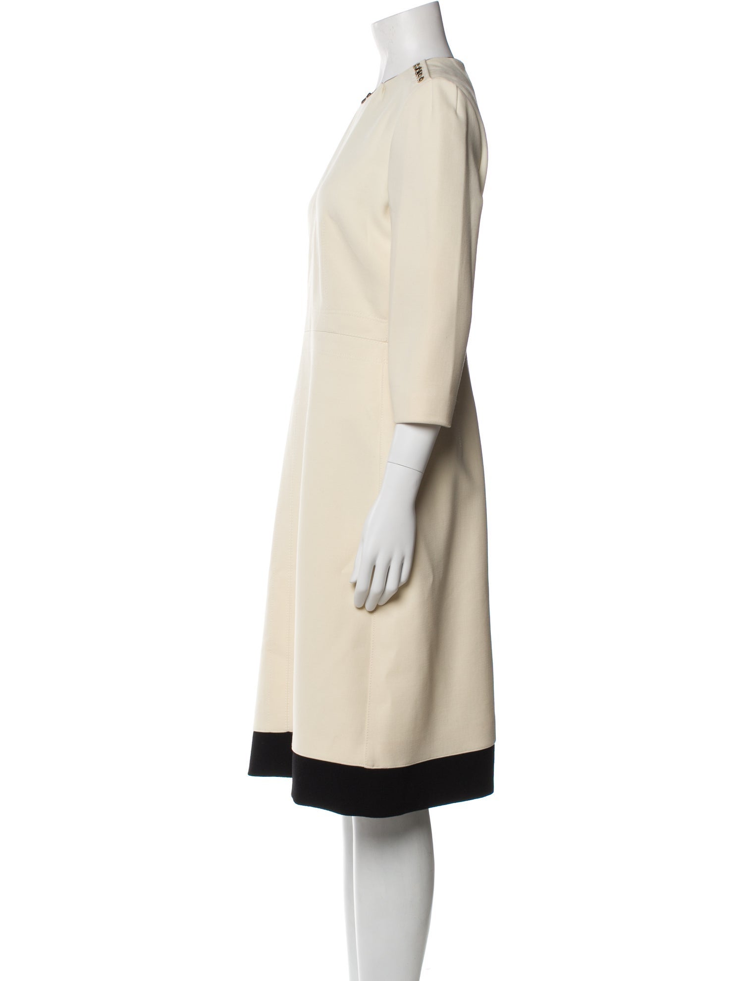 Burberry Wool Knee-Length Dress