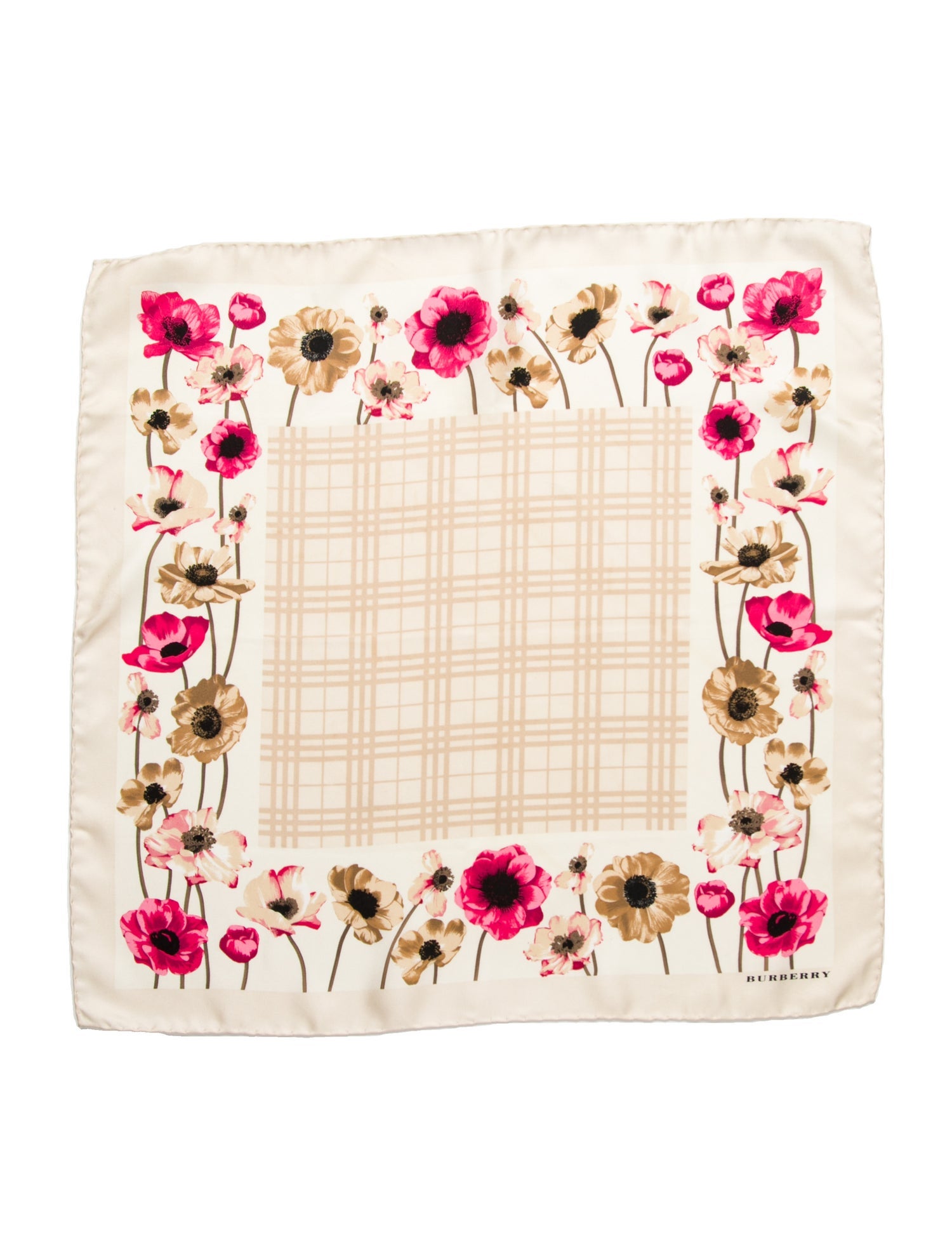 Burberry Silk Floral Print Bandana