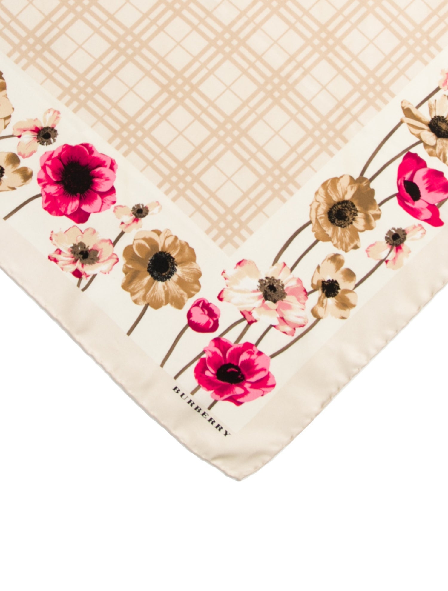 Burberry Silk Floral Print Bandana
