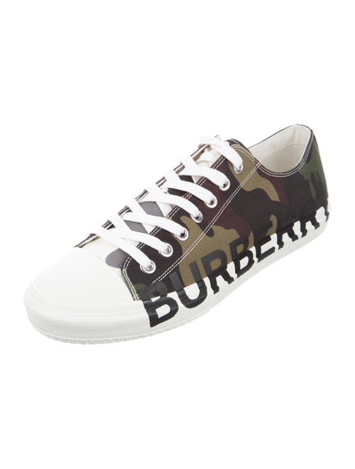 Burberry House Check Pattern Canvas Sneakers