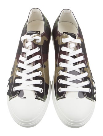 Burberry House Check Pattern Canvas Sneakers
