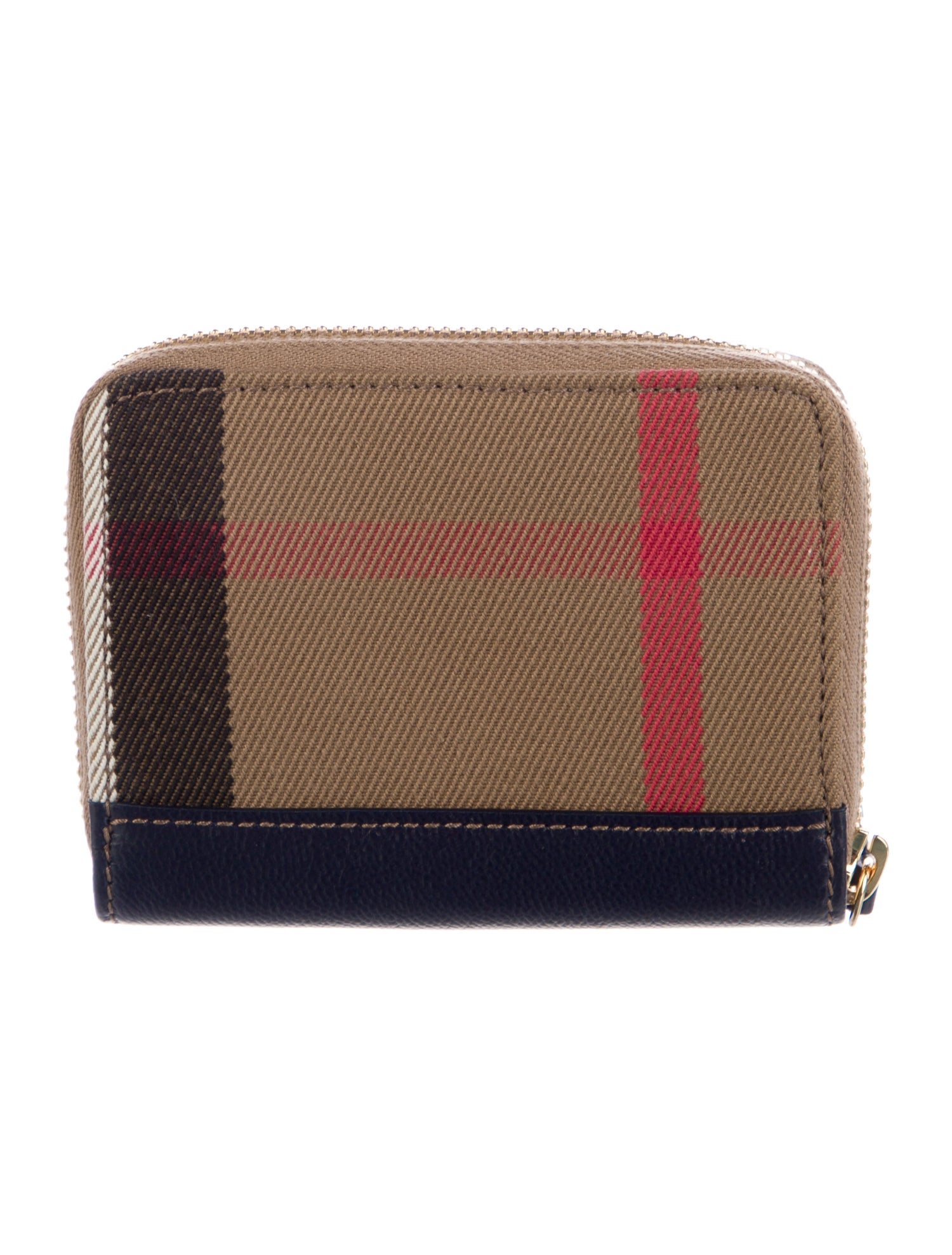Burberry Canvas Compact Wallet w/ Tags